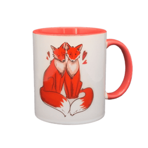 Foxy Lovers Mug - Orange