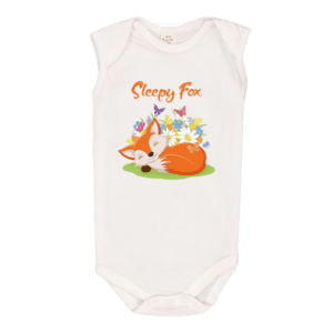 Baby Body Vest - Sleepy Fox